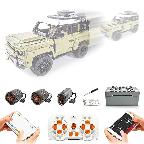 Remote Control and Motor Upgrade Kit for Lego 42154 Technic 2022 Ford GT Car (Model Not Included)