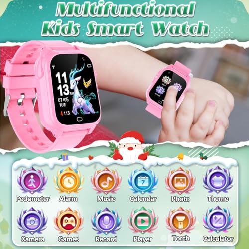 Kids Waterproof Smart Watch for Boys Girls Ages 3-12 with Camera and Games A870