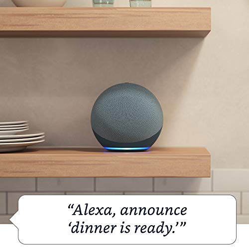 Amazon Echo (newest model) Alexa speaker with premium sound, Charcoal K5672