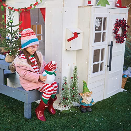 KidKraft Modern Outdoor Wooden Playhouse with Picnic Table and Grill S7361