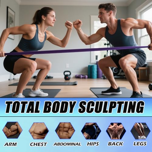 LEEKEY Resistance Bands with Handles and Door Anchor for Home Workouts O73971