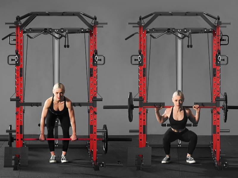 Mikolo Power Cage with Cable Crossover and LAT Pull Down System, 1500LBS I14340