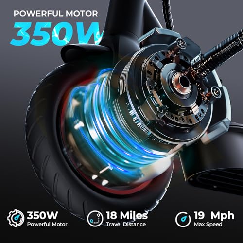 iScooter Electric Scooter for Adults, Long Range Commuting with Cruise Control F733591