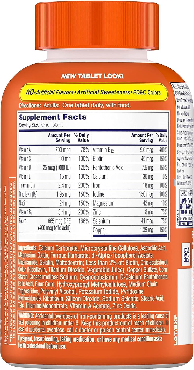 ONE A DAY Womens Complete Daily Multivitamin, 200 Count Q27220