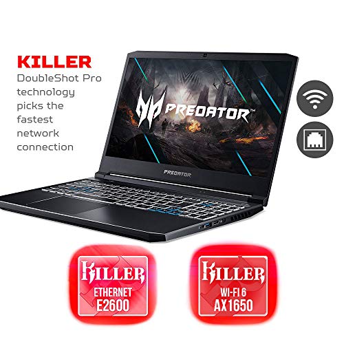 Acer Predator Helios 300 Gaming Laptop, i7-10750H, RTX 2060, 15.6" 144Hz T61100