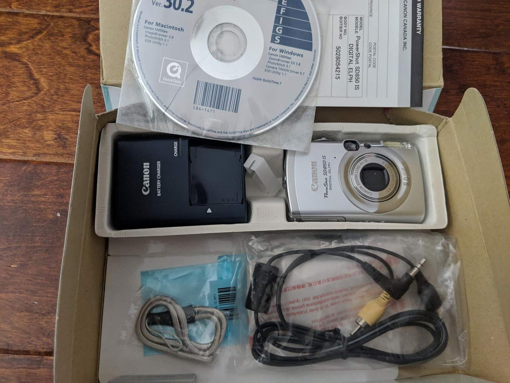 Canon PowerShot SD850 IS 8.0 MP Digital Elph Camera with 4x Optical Zoom E75240