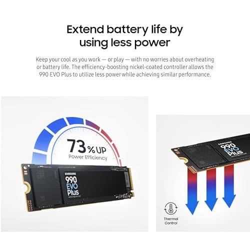 Samsung 990 EVO Plus SSD 4TB PCIe Gen 4x4 M.2 C630417