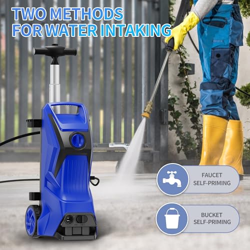 Electric Pressure Washer 4800PSI Max 3.2GPM with Foam Cannon for Car L53919