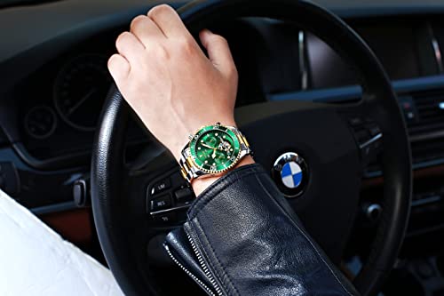 OLEVS Automatic Mechanical Watch for Men, Stainless Steel, Luminous S489554