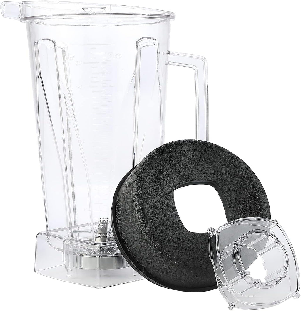 64 oz Blender Pitcher Replacement with Blade and Lid for Vitamix 5200 5000 N970