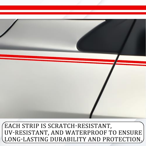 2PCS Pin Striping Tape for Cars, 32Ft Vinyl Black Pinstriping Decal P7903