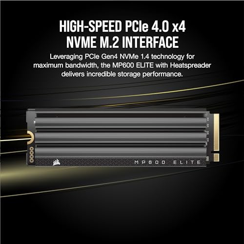 Corsair MP600 Elite 1TB M.2 PCIe Gen4 NVMe SSD I765