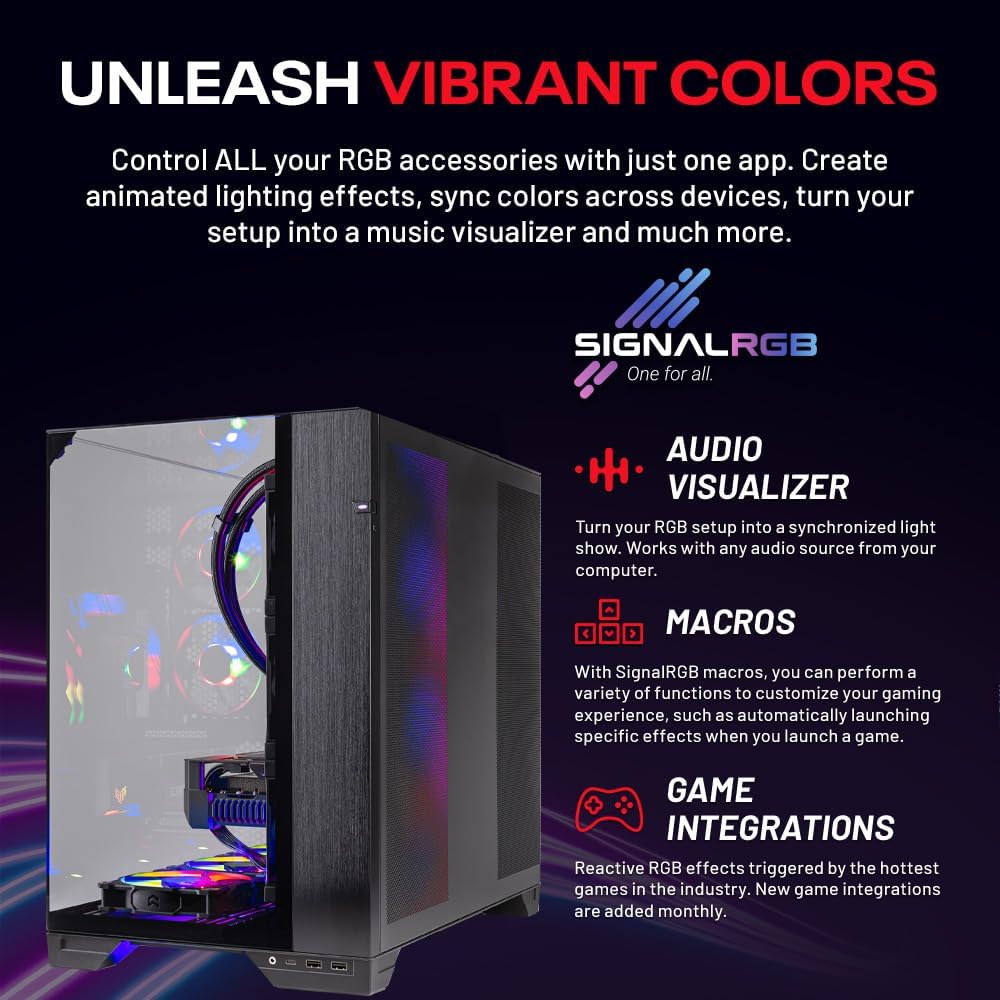 Skytech O11V Gaming PC Desktop, Ryzen 7 7700X, RTX 4070 Ti Super, 32GB DDR5, 1TB SSD Y2363