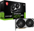 MSI Gaming RTX 4070 Super 12G Ventus 2X OC Graphics Card (NVIDIA RTX 4070 Super, 192-Bit, Boost Clock: 2520 MHz, 12GB GDRR6X 21 Gbps, HDMI/DP, Ada Lovelace Architecture)