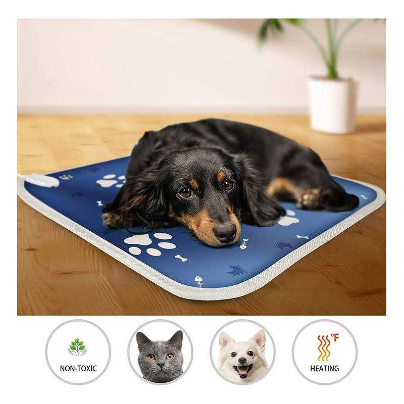 MILIFUN Pet Heating Pad for Cats and Dogs Indoor Warming Mat E266368