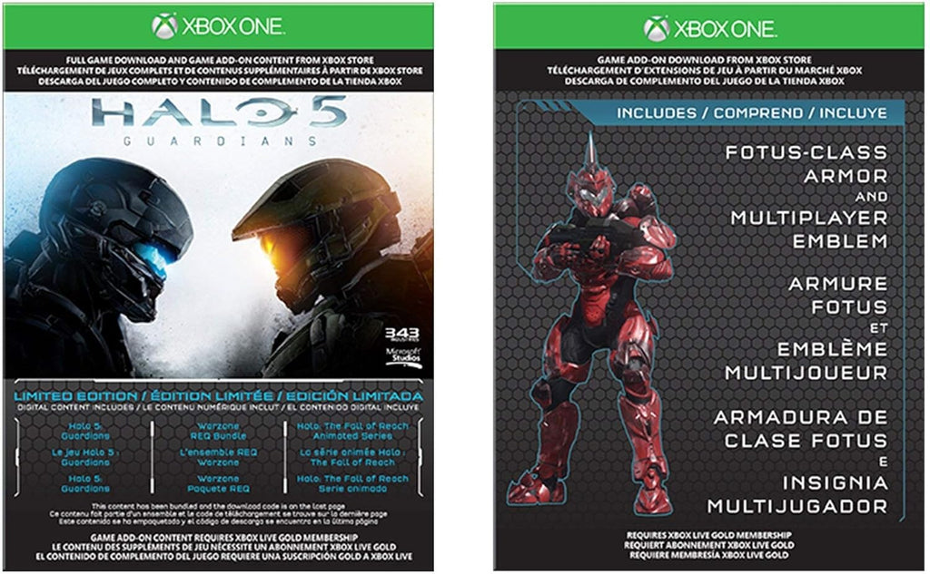 Xbox One 1TB Console - Halo 5: Guardians Bundle (Renewed) D332224
