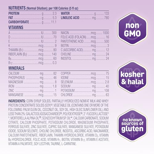 Enfamil NeuroPro Gentlease Baby Formula, DHA, Prebiotics, 35.2 oz (Pack of 4) F222569