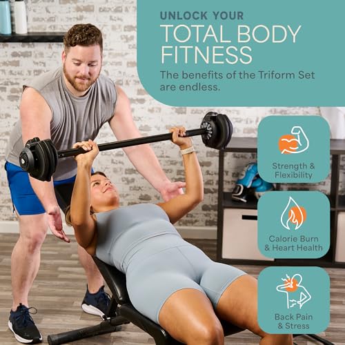 Lifepro Adjustable Dumbbells Set with Rack, 5-in-1, 15-55lb, Home Gym K99628