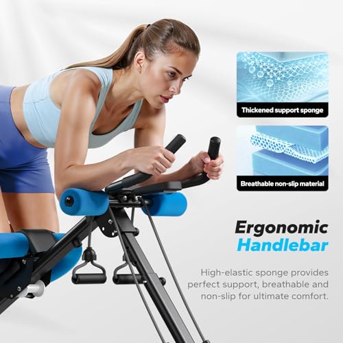 MERACH Ab Machine, Adjustable Ab Trainer for Home Gym O439978