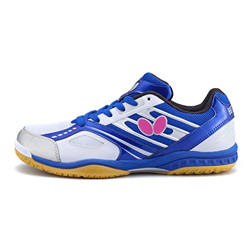 Butterfly Lezoline Mach Shoes - Professional Table Tennis Shoe, Shock Absorbing, Lightweight, Superior Grip, Great Comfort, Durable, Ping Pong Shoes