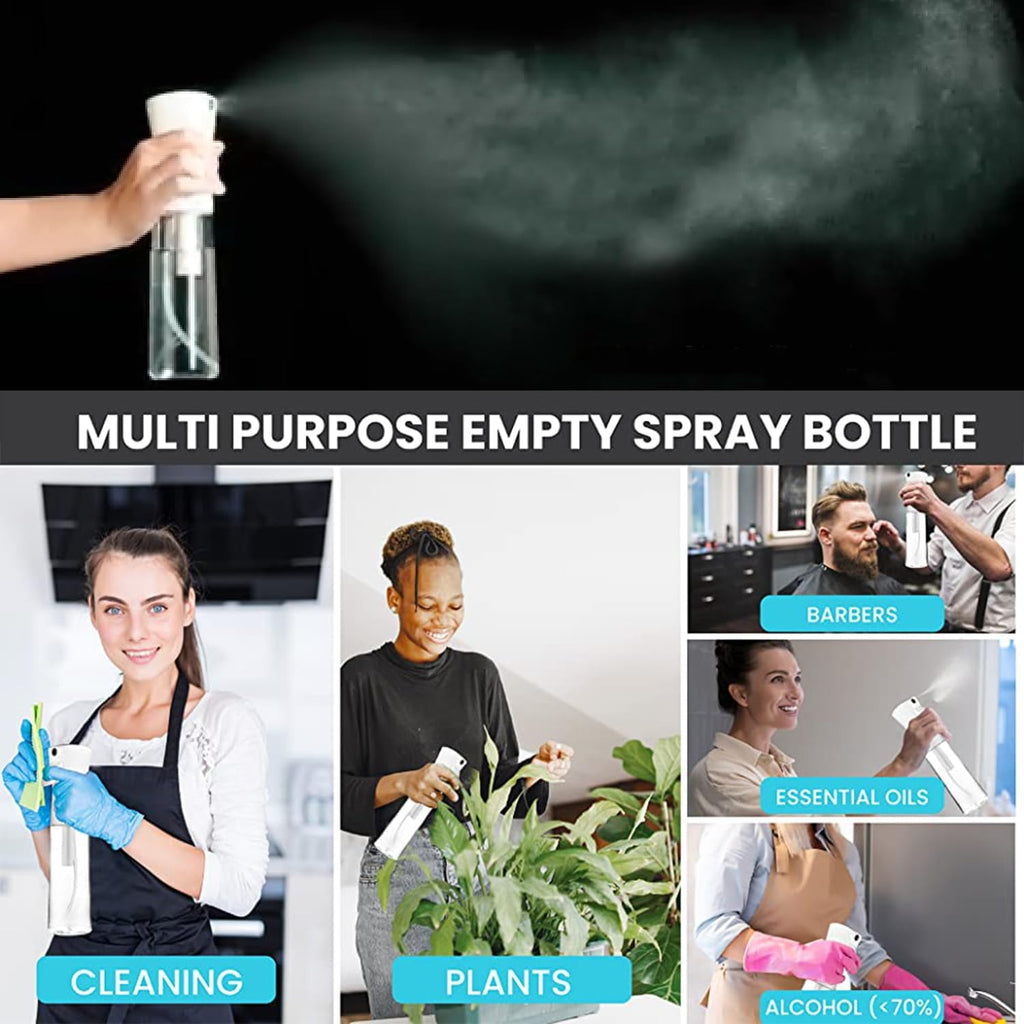 Continuous Mist Spray Bottle for Hair Styling - 10.1oz Gradient Blue N499264