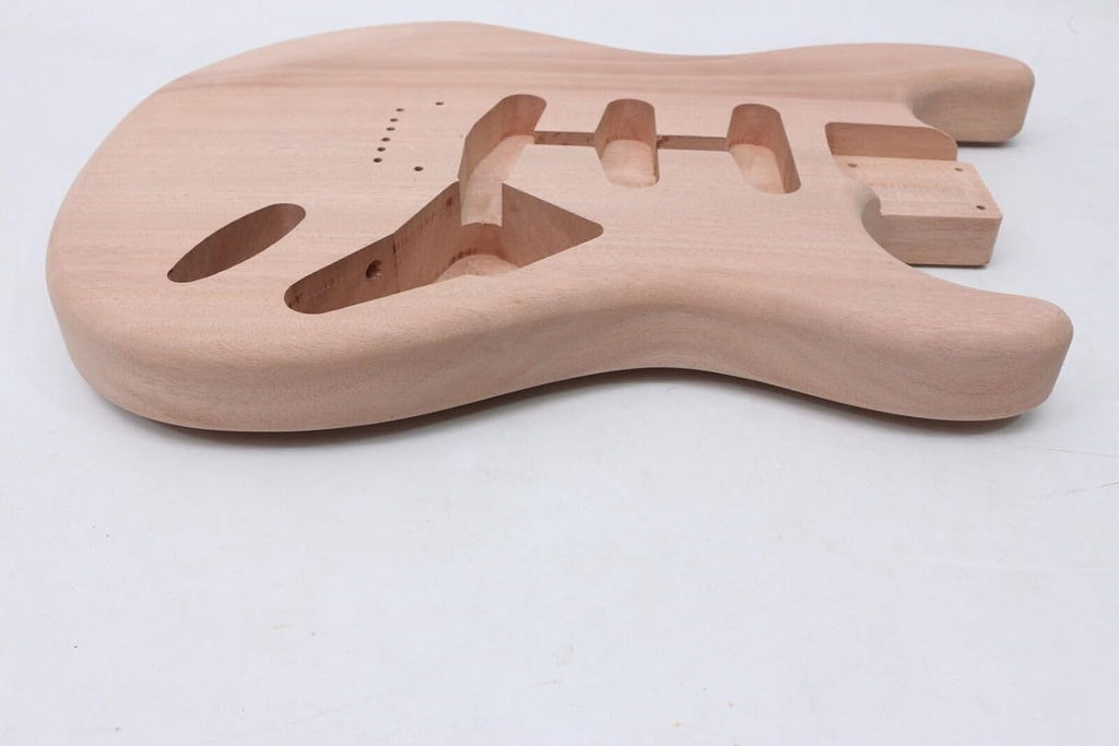 Mahogany Unfinished SSS Electric Guitar Body Blank R3338