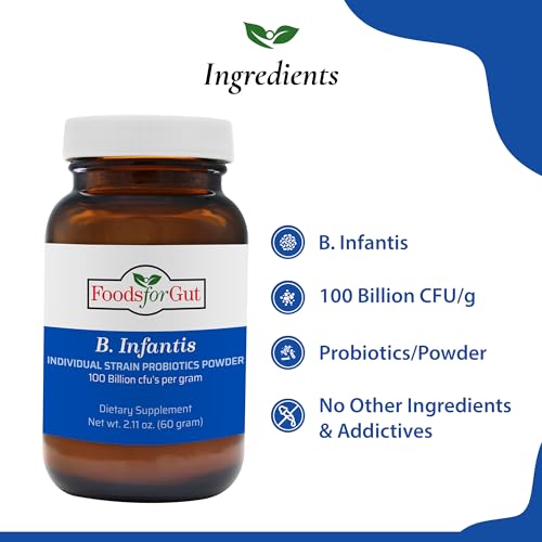 Bifidobacterium Infantis Probiotic Powder 100 Billion CFU, 60 Grams N7393