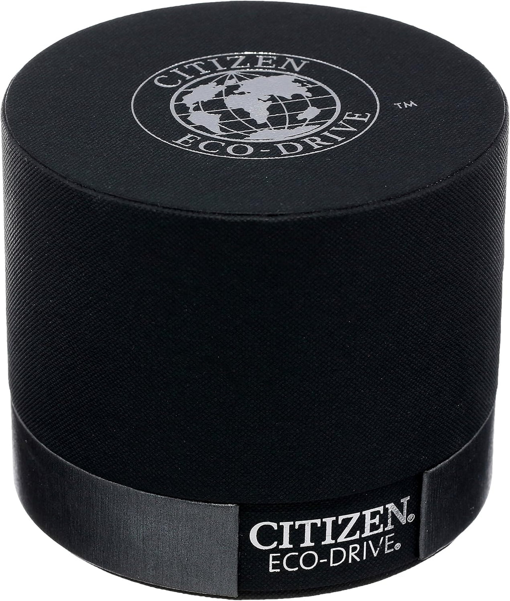 Citizen Eco-Drive Weekender Quartz Mens Watch, Black Stainless Steel Polyurethane Strap A292806
