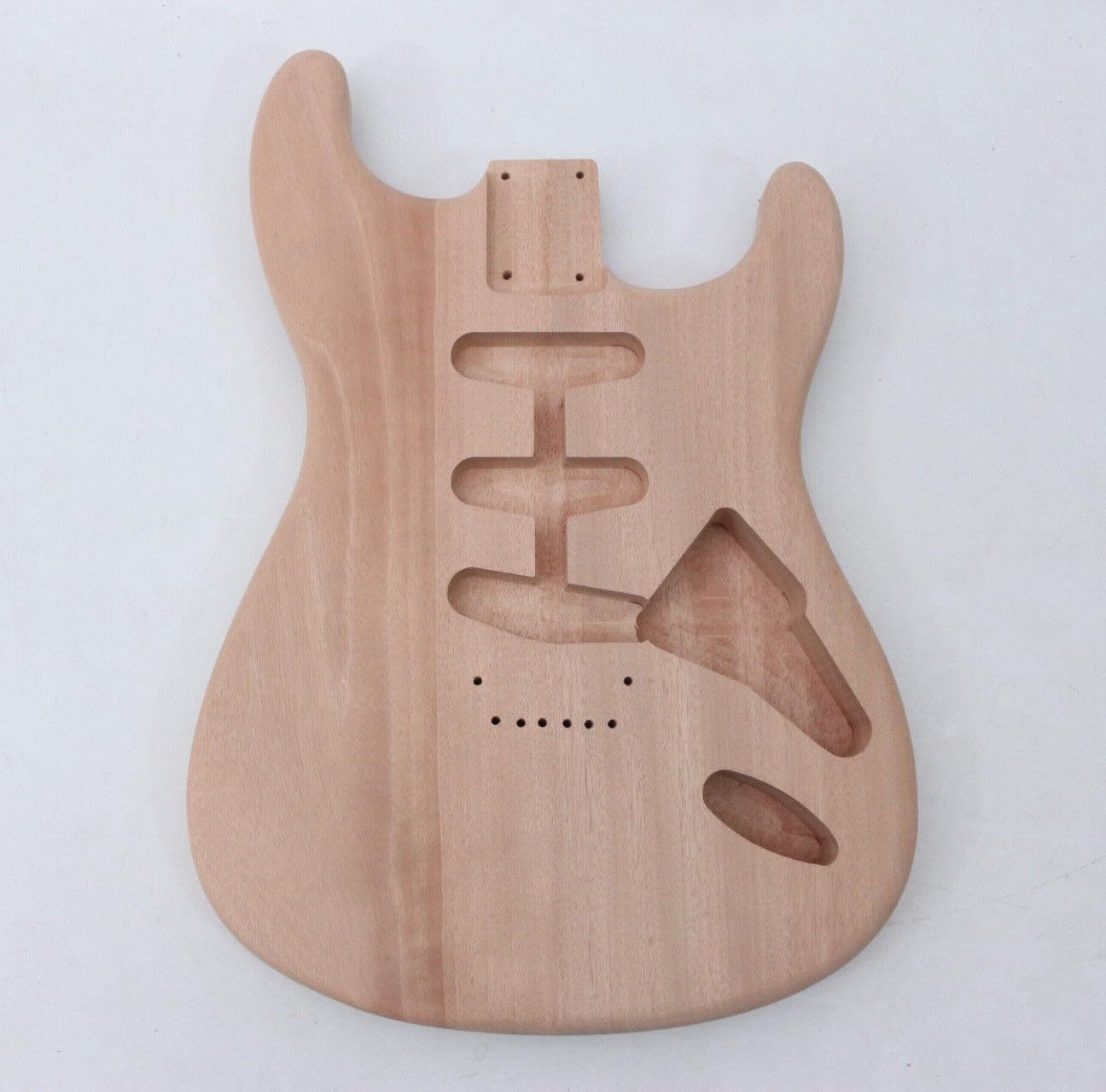 Mahogany Unfinished SSS Electric Guitar Body Blank R3338
