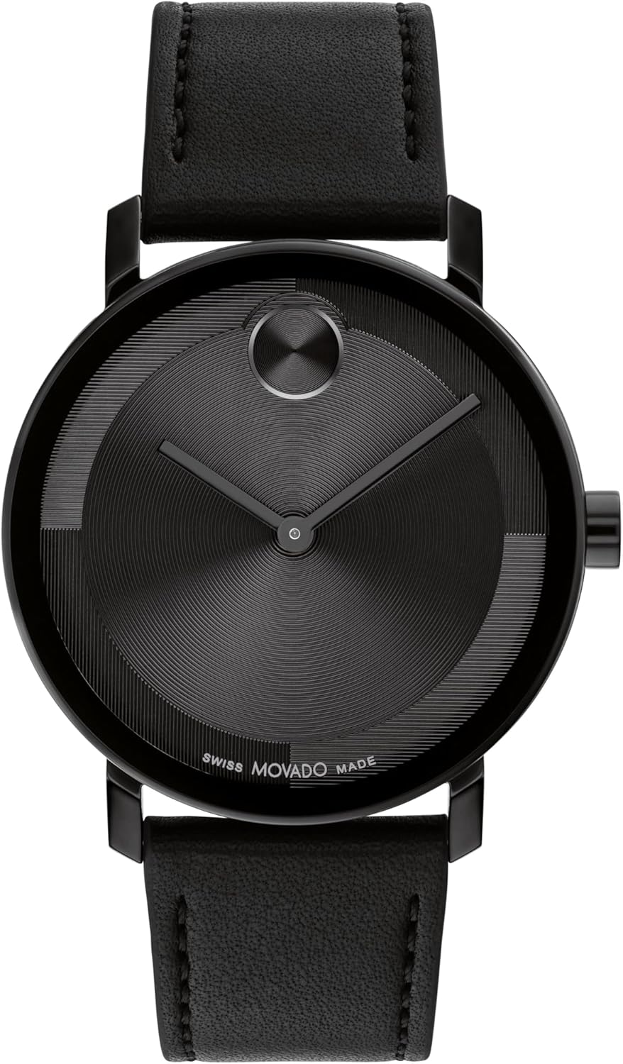 Movado Bold Evolution 2.0 Men's Watch - Swiss Quartz 2H Movement, Nappa Leather Strap - 3 ATM Water Resistance - Luxury Fashion Timepiece for Him - 40mm