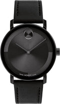 Movado Bold Evolution 2.0 Men's Watch - Swiss Quartz 2H Movement, Nappa Leather Strap - 3 ATM Water Resistance - Luxury Fashion Timepiece for Him - 40mm