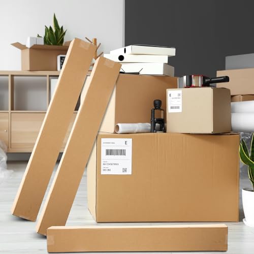 Qilery 30 Pcs Corrugated Moving Boxes for Golf Club Shipping (4x4x40 Inches) M2269