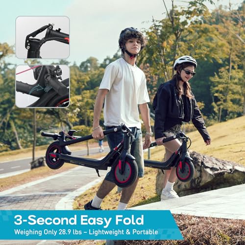 iScooter Electric Scooter for Adults, Long Range Commuting with Cruise Control F733591