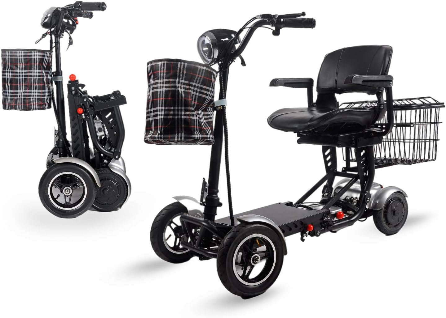 Rubicon FX3 - All Terrain 4 Wheel Mobility Scooter - 25 Mile Long Range - 300lbs Capacity - Folding - Extreme - Sport Motorized Scooter for Seniors (Model1)