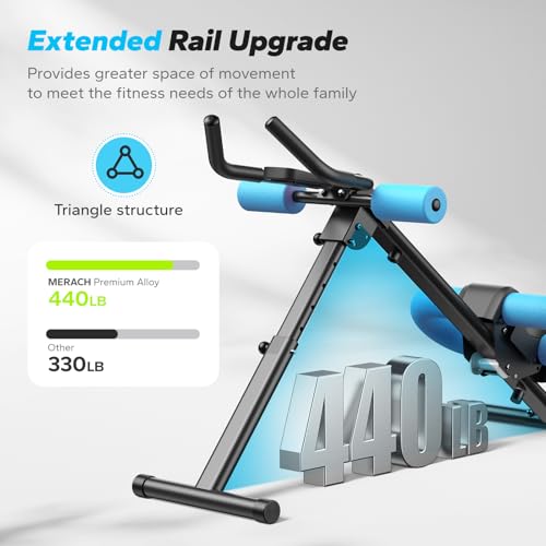 MERACH Ab Machine, Adjustable Ab Trainer for Home Gym O439978