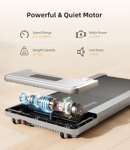 Walking Pad Under Desk Treadmill with Remote Control LED Display M207