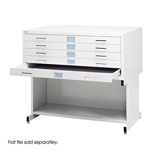 Safco Products 5-Drawer Flat File, 36" W x 24" D, White X8304