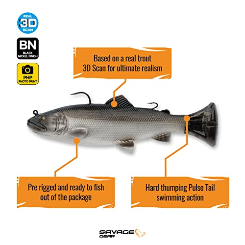 Savage Gear 3D Pulse Tail Trout 8" Sinking Lure G100