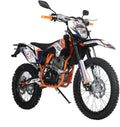 X-PRO Templar 250cc Zongshen Brand Engine Dirt Bike with All Lights and 5-Speed Manual Transmission, Electric/Kick Start! Big 21"/18" Wheels! (Orange, Factory Package)