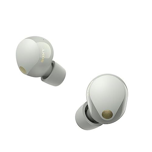 Sony WF-1000XM5 The Best Truly Wireless Bluetooth Noise Canceling Earbuds Headphones with Alexa Built in, Silver