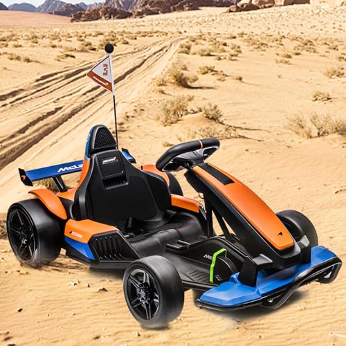 24V Electric Go Kart for Kids, Licensed McLaren Drift Racing Kart Y4956