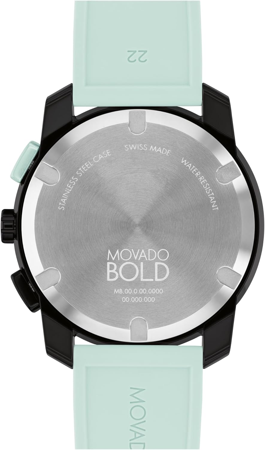 Movado Bold TR90 Men's Sport Watch - Swiss Quartz Chronograph, Silicone Strap, 42mm O902685