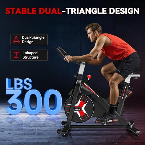 WENOKER Exercise Bike, Stationary Indoor Bike with Digital Display D581