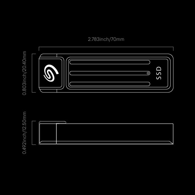 Seagate Portable 2TB External Hard Drive HDD USB 3.0 M55534