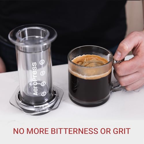 AeroPress Original Coffee Press – 3-in-1 Portable Coffee Maker for Travel C406
