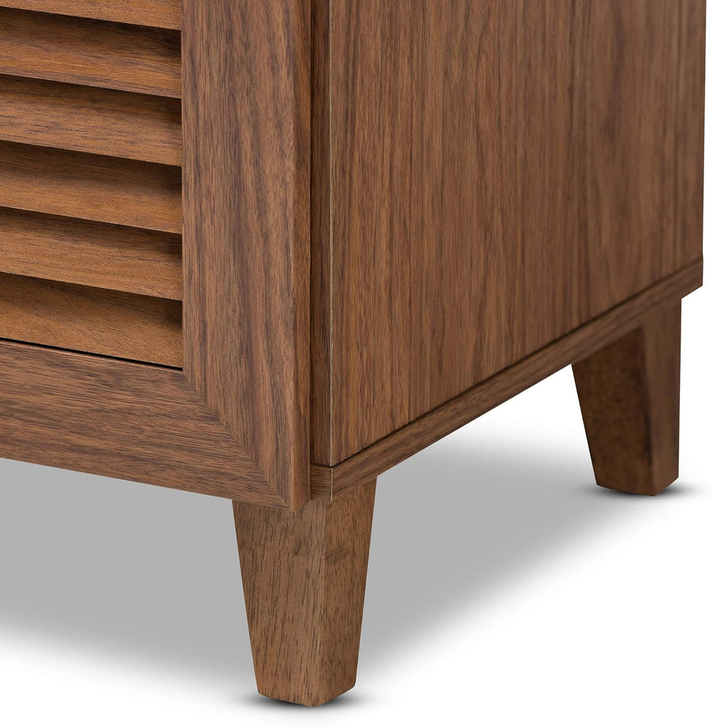 Baxton Studio Shoe Cabinet, Walnut X705466