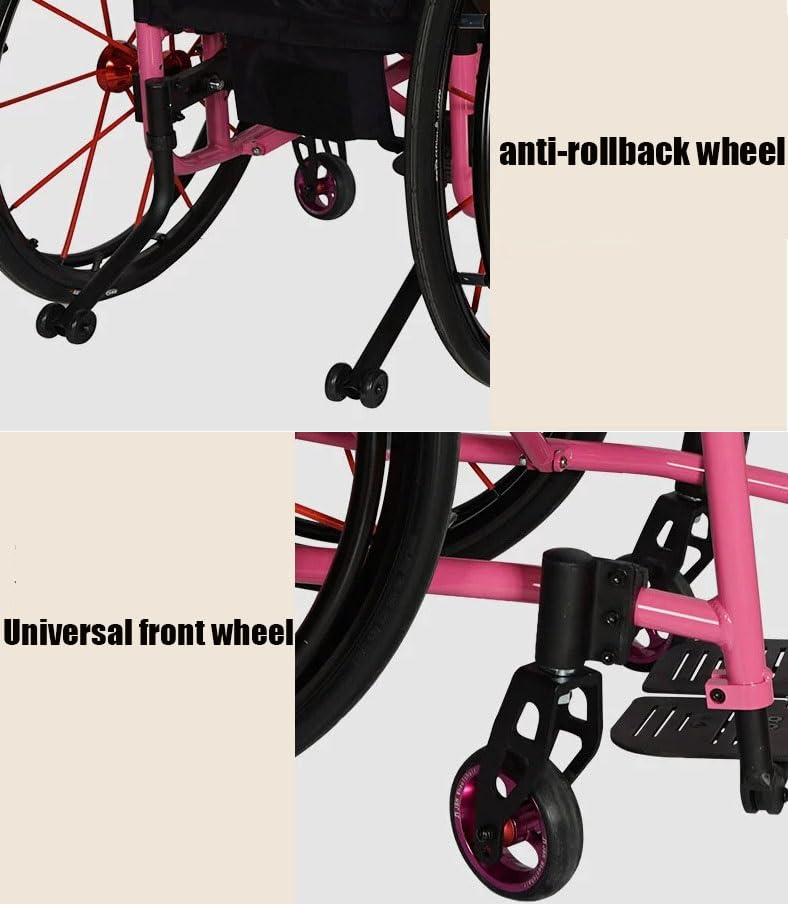 Self Propelled Folding Aluminium Wheelchair with Swing Leg Rest D29522