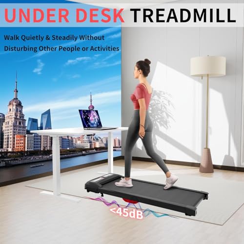 Walking Pad Treadmill with Incline for Home Office, 2.5 HP Portable I143989