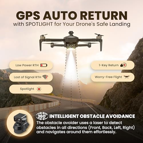 Drone X Pro LIMITLESS 4S Camera Drone for Adults with GPS 4K UHD and Obstacle Avoidance L2226