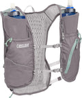 CamelBak Women’s Zephyr Running Hydration Vest 34oz – Body Mapping Technology, Silver/Blue Haze